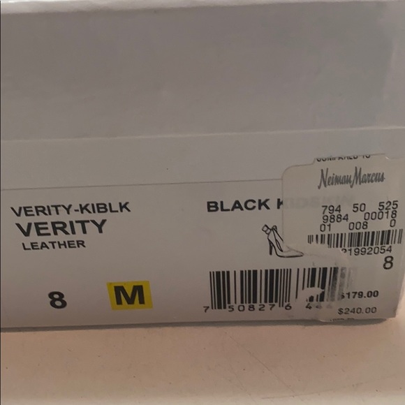 Neimann Marcus black leather shoes - Picture 3 of 5